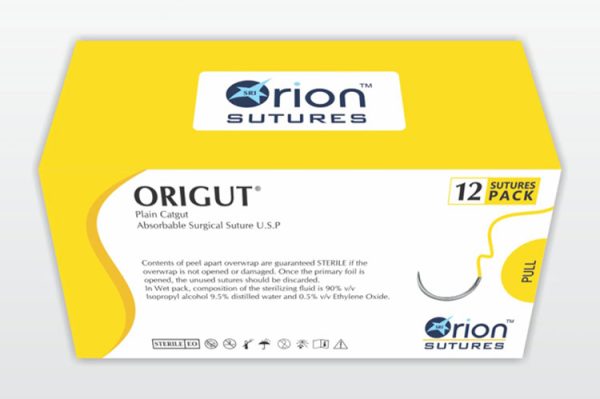 Sutura Catgut Simple 2-0 Aguja 1/2 Circle Round 30mm 76cms